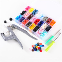 T5 Resin Plastic Snap Button Combined Button Pliers Press DIY Baby Cloth Sweater Bags Button Press Machine Sewing Tool